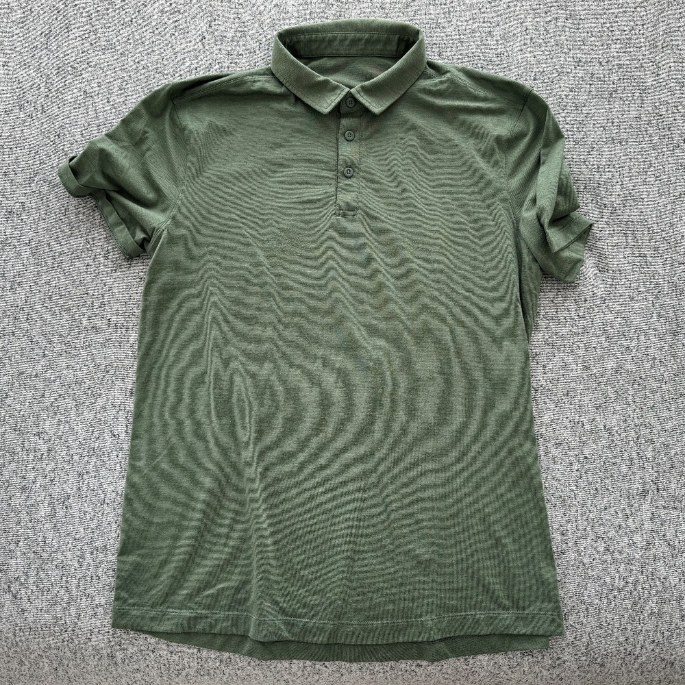 Lululemon Green Polo